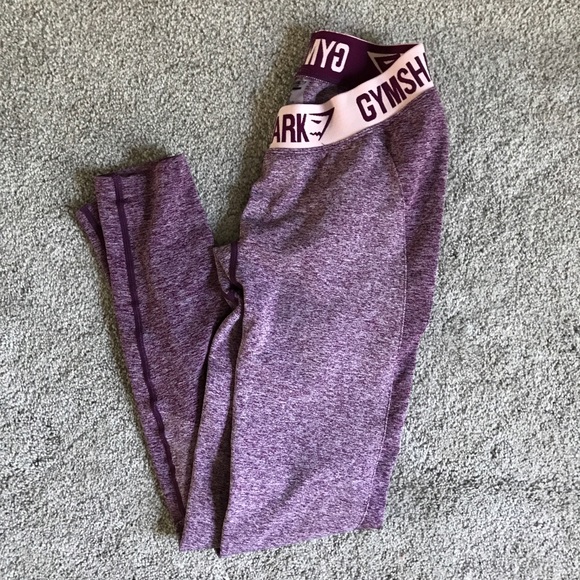 Gymshark Flex Leggings Dark Ruby - Picture 3 of 7